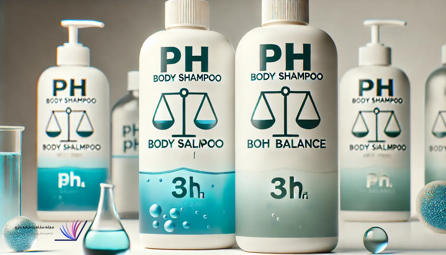 تأثیر pH شامپو بدن بر سلامت پوست
