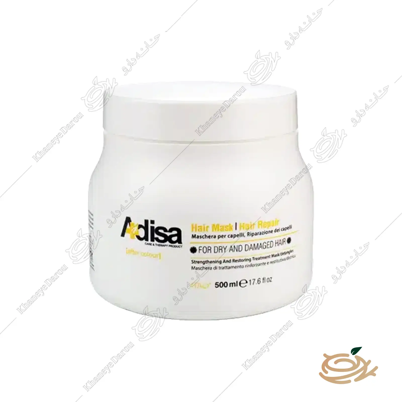 Adisa Hair Mask For Colored And Damaged Hair ماسک مغذی مو داخل حمام مناسب مو آسیب دیده و رنگ شده