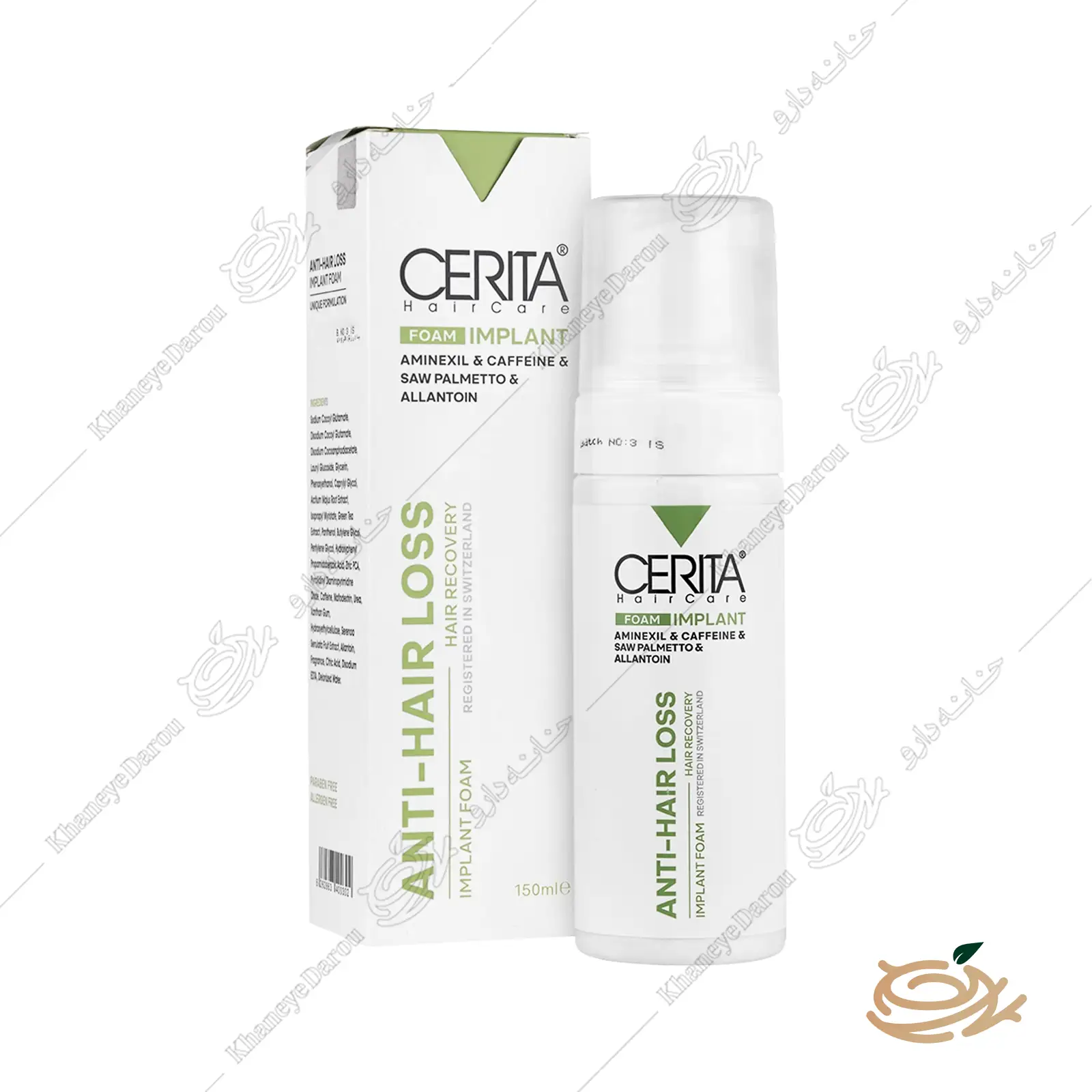 Cerita Hair Implant Shampoo شامپو فوم بعد كاشت مو سريتا