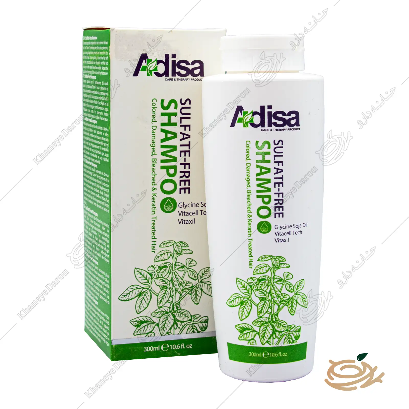 adisa-sulfat-free-shampoo تصویر شامپو بدون سولفات آدیسا مخصوص موهای رنگ شده