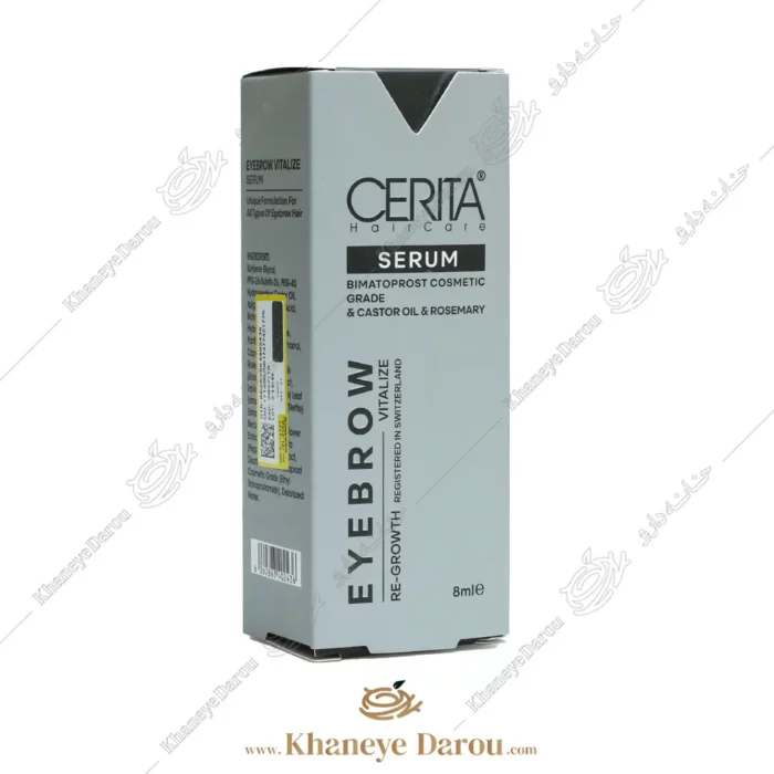 بسته بندی سرم تقویت ابرو سریتا lotion