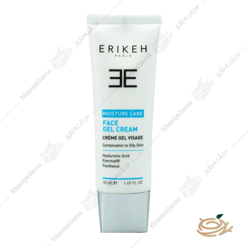 ژل کرم مرطوب کننده اریکه مناسب پوست چرب و مختلط
