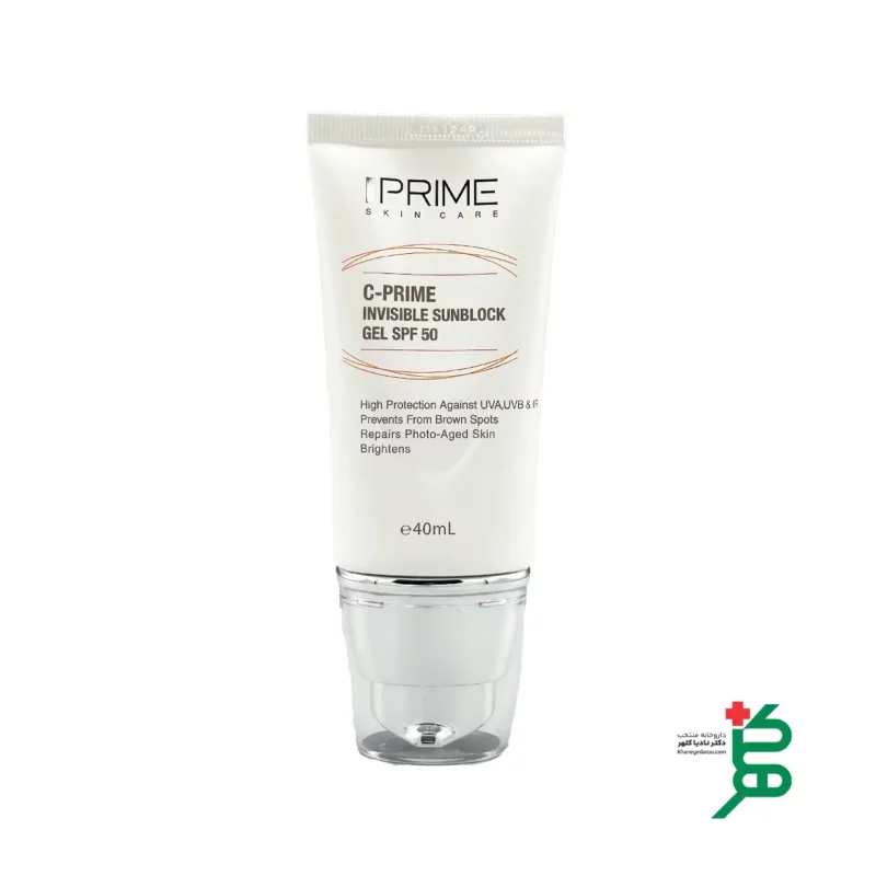ژل ضد آفتاب پرایم بی رنگ SPF50