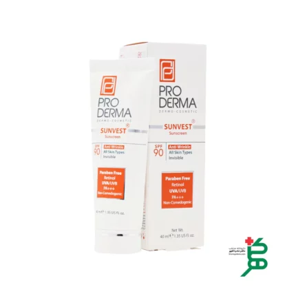 تصویر ضد آفتاب بژ طبیعی پرودرما (SPF 90)