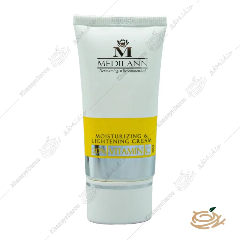 کرم ویتامین سی روشن کننده و مرطوب کننده مدیلن 1 کرم ویتامین سی روشن کننده و مرطوب کننده مدیلن
