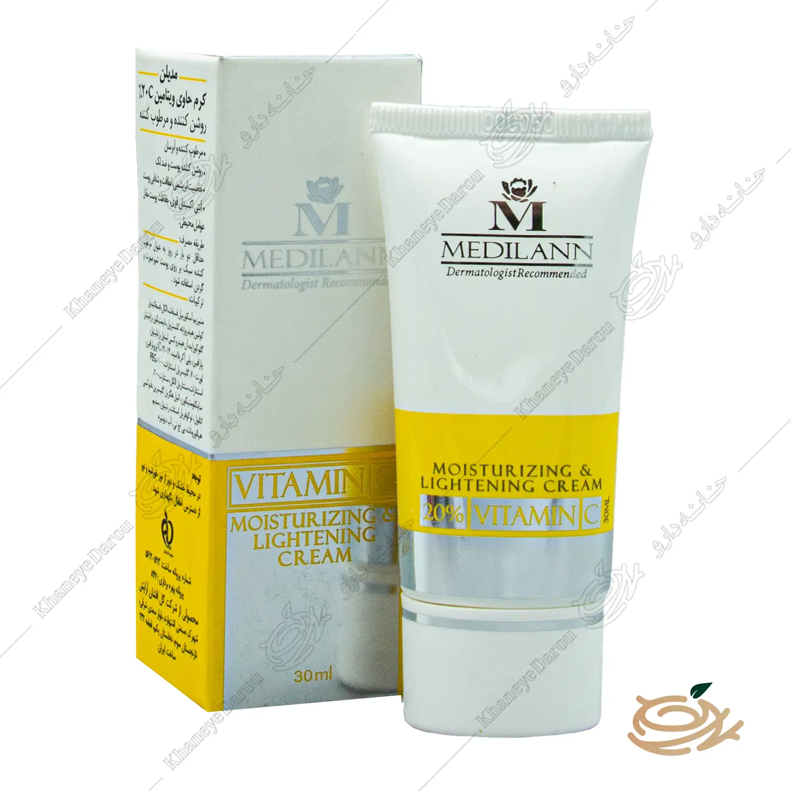 medilann-vitamin-c-moisturizing-lightening-cream تصویر کرم ویتامین سی روشن کننده و مرطوب کننده مدیلن