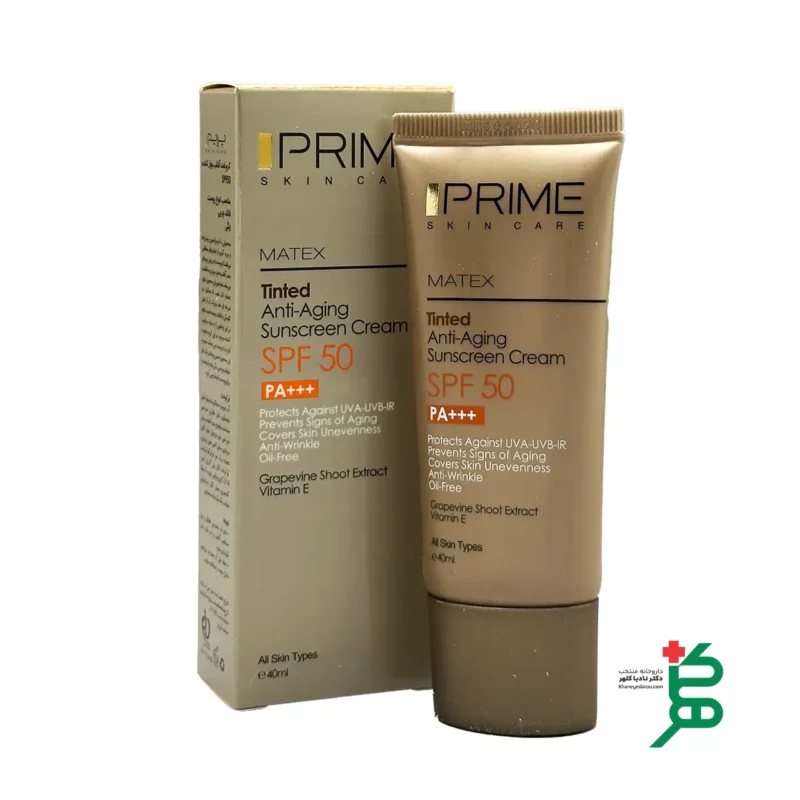 تصویر کرم ضد آفتاب جوان کننده پریم رنگی