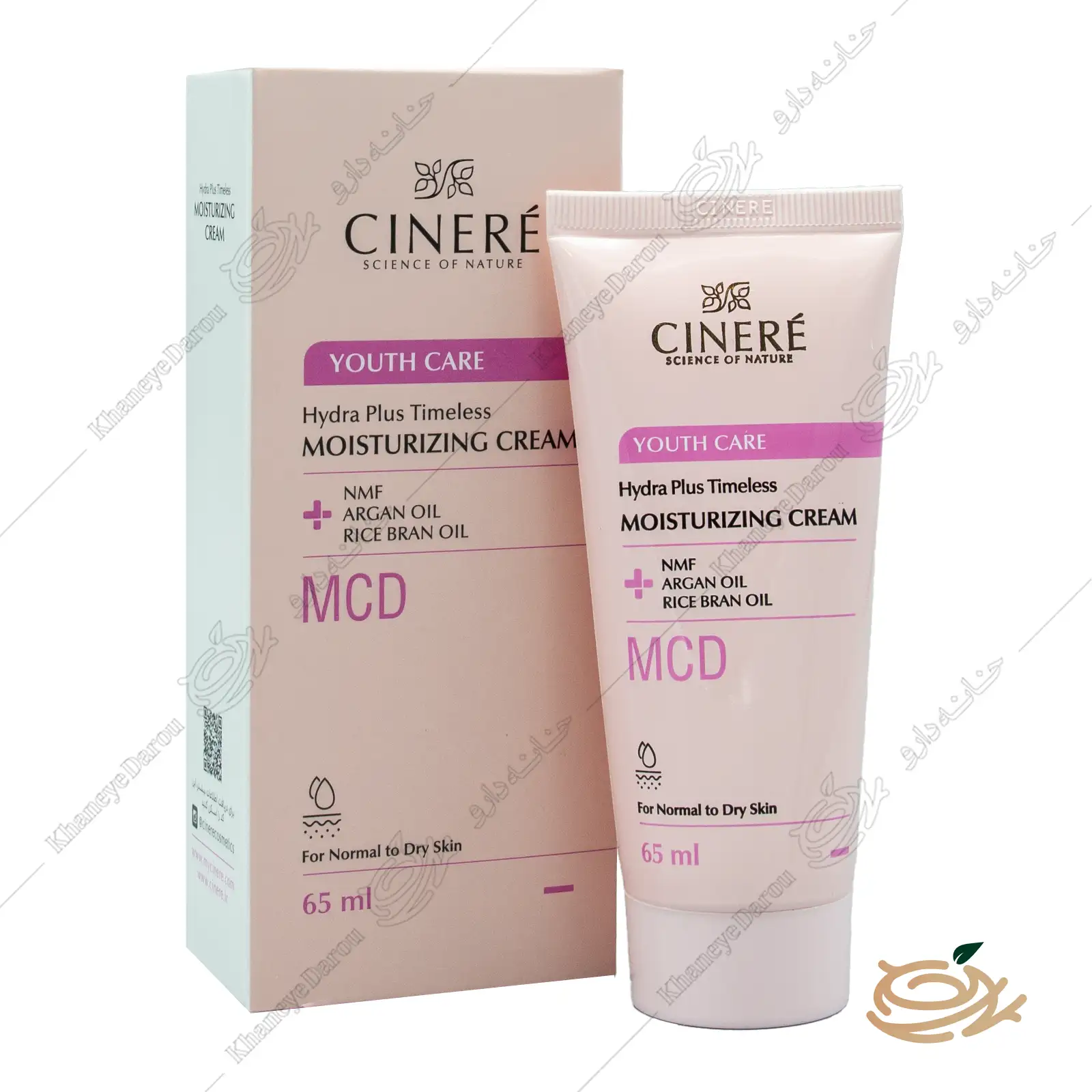 cinere-hydra-plus-timeless-moisturizing تصویر کرم مرطوب کننده صورت سینره مخصوص پوست های معمولی تا خشک