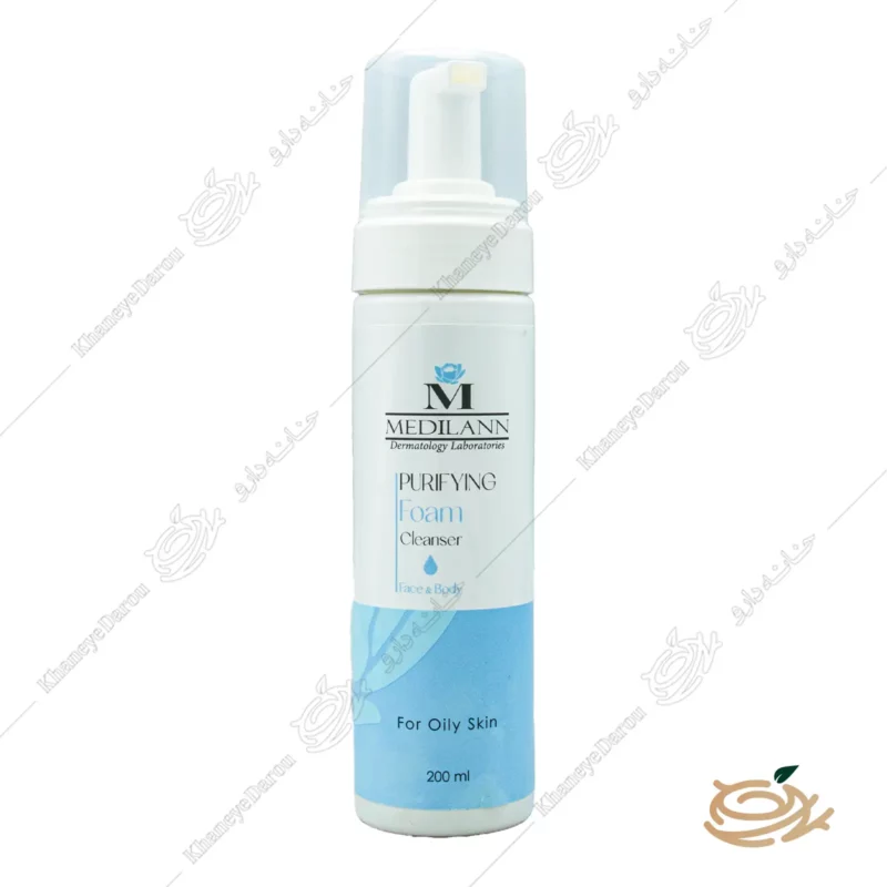 فوم شستشو و آبرسان پوست چرب مدیلن