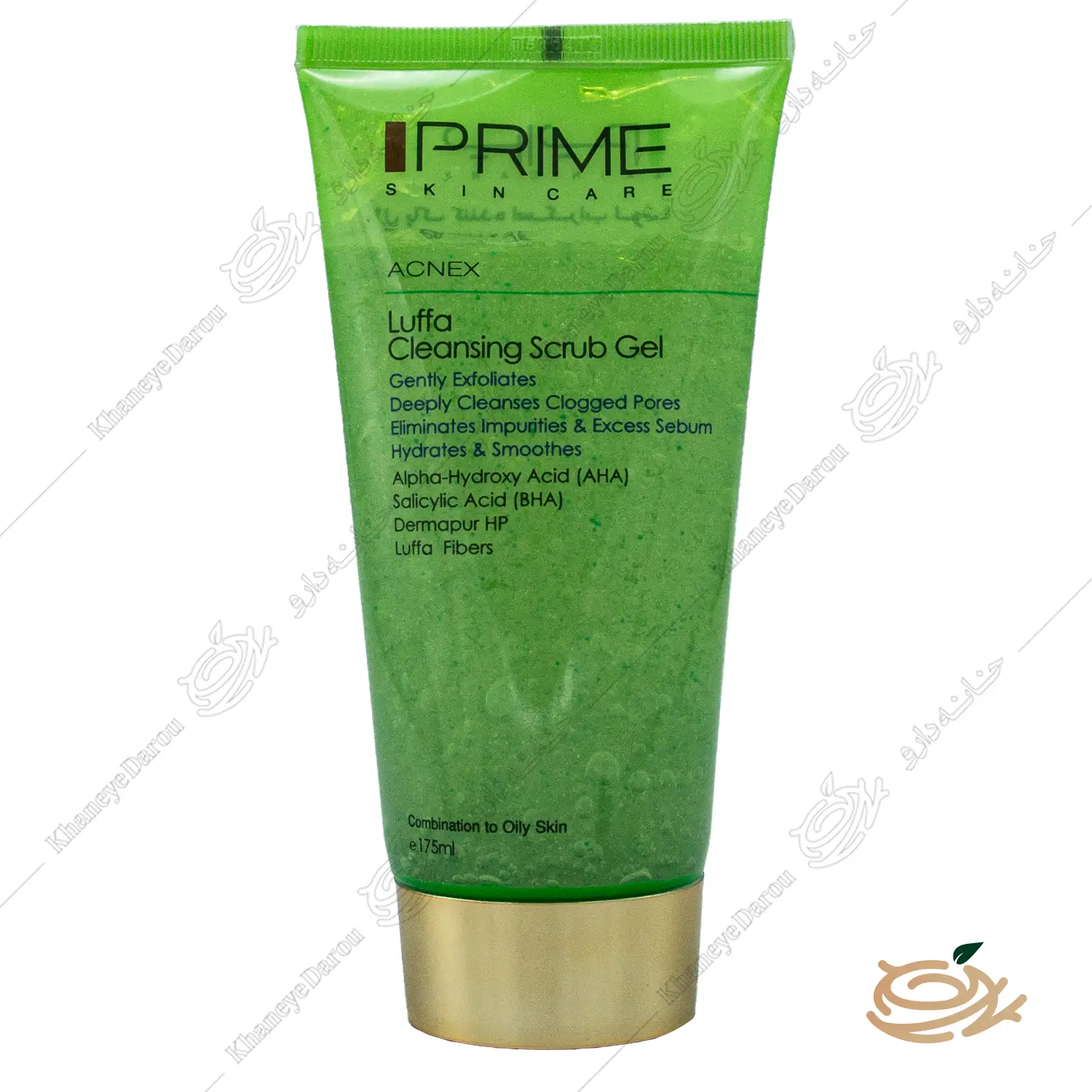 prime-acnex-luffa-cleansing-scrub-gel ژل پاک کننده اسکراب لوفا پریم