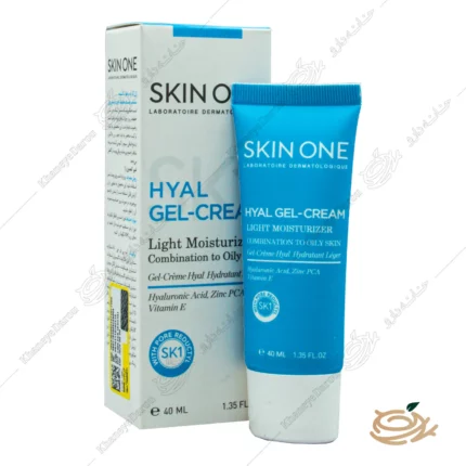 تصویر ژل کرم مرطوب کننده هیال اسکین وان مناسب پوست مختلط تا چرب
