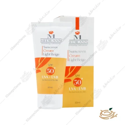 تصویر کرم ضد آفتاب رنگی SPF50 مدیلن