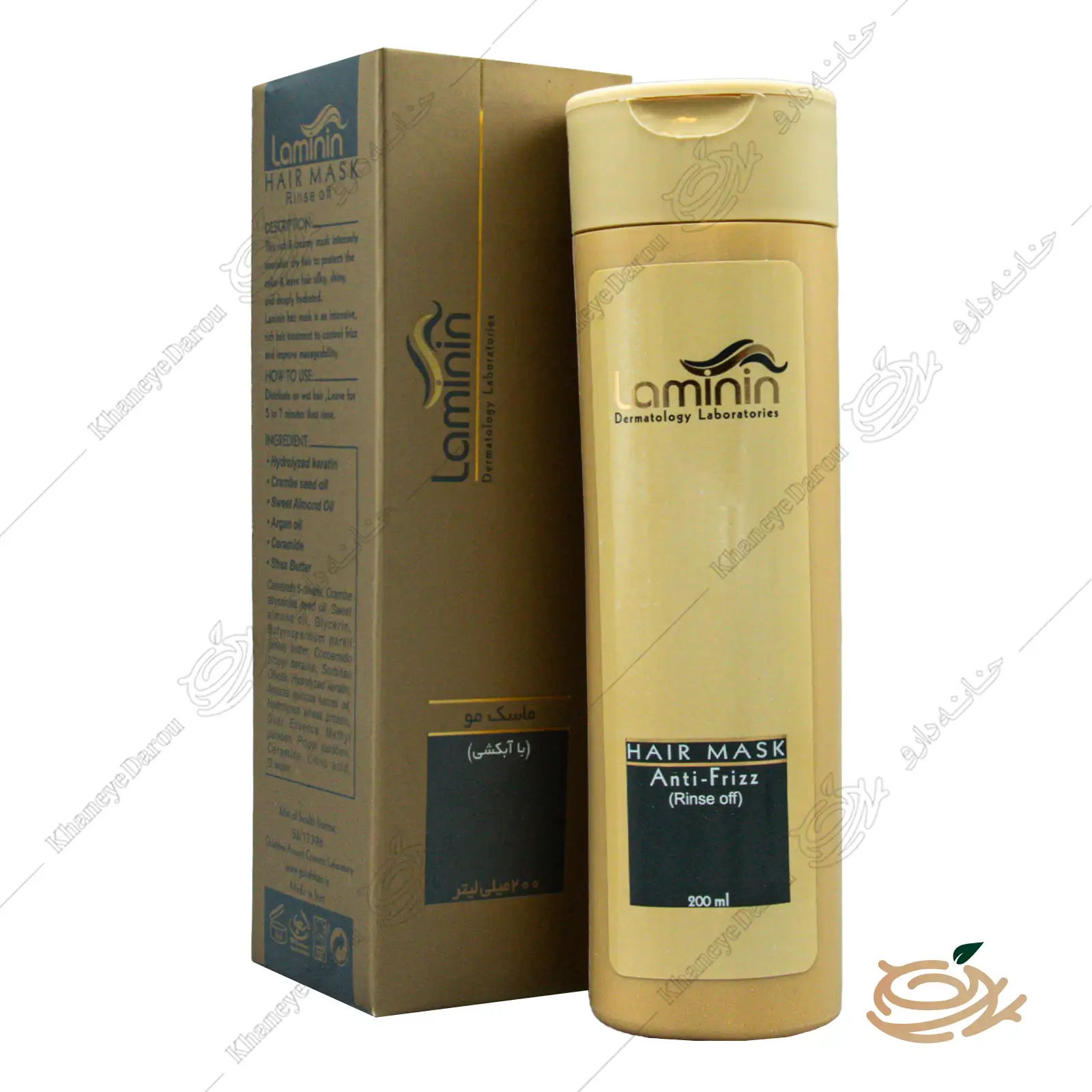 laminin-hair-mask تصویر ماسک مو لامینین مناسب موهای خشک، رنگ شده و آسیب دیده