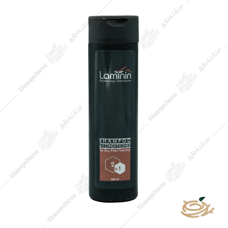 شامپو نرم‌کننده و کراتینه لامینین 2 در 1