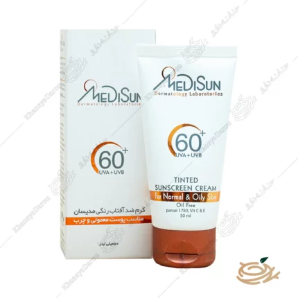 تصویر کرم ضد آفتاب مدیسان SPF60 پوست چرب و معمولی