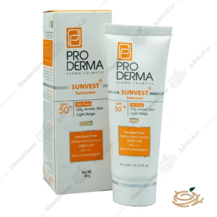 تصویر کرم ضد آفتاب فاقد چربی پرودرما SPF50