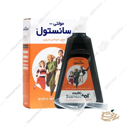 تصویر شربت مولتی ویتامین سانستول برای تقویت سیستم ایمنی کودکان