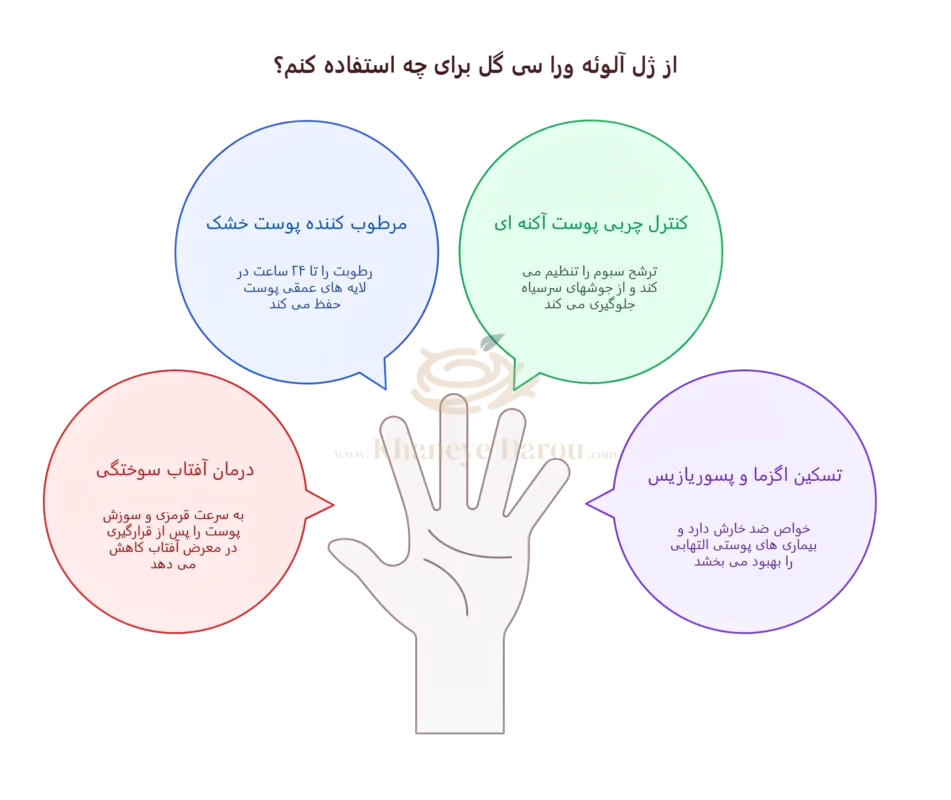 ژل آلوئه ورا سی گل 2 فواید ژل آلوئه ورا سی گل