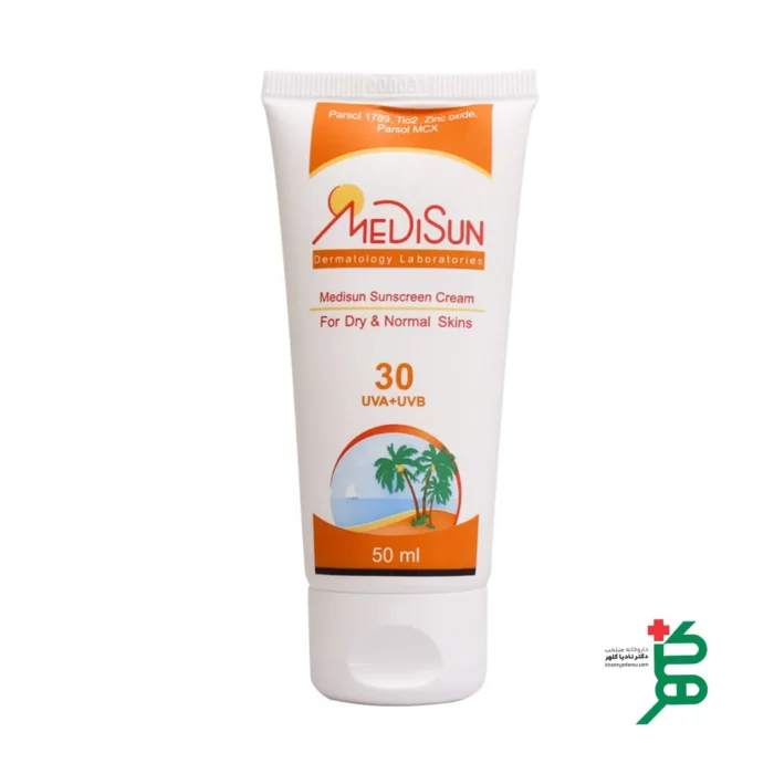 کرم ضد آفتاب SPF30 مدیسان پوست خشک و معمولی