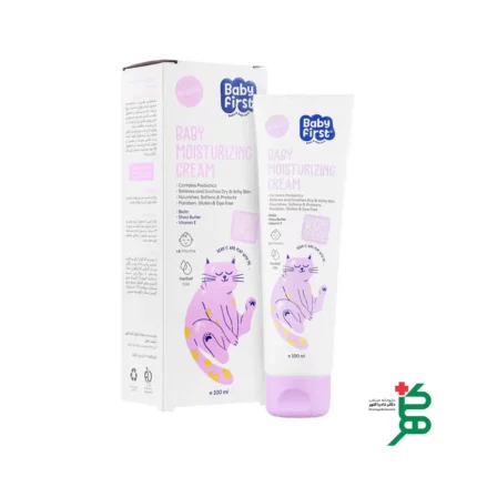 کرم مرطوب کننده گیاهی کودک بی بی فرست سی گل