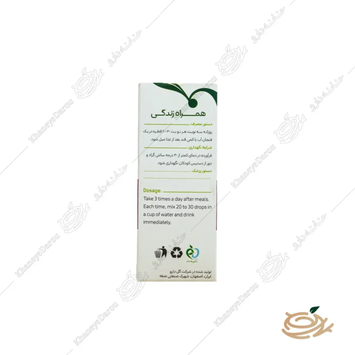 توضیحات قطره گیاهی شیرافزا گل دارو