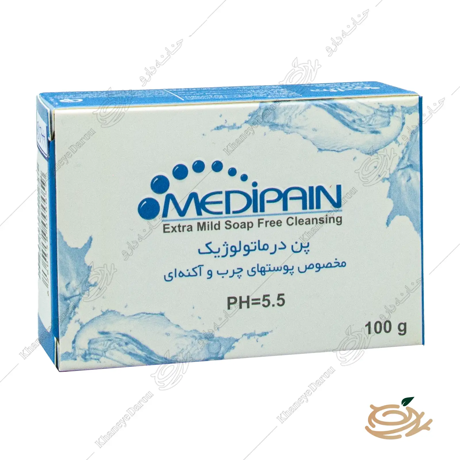 medipain-syndet-bar-for-oily-and-acne-prone-skin تصویر پن درماتولوژیک پوست چرب