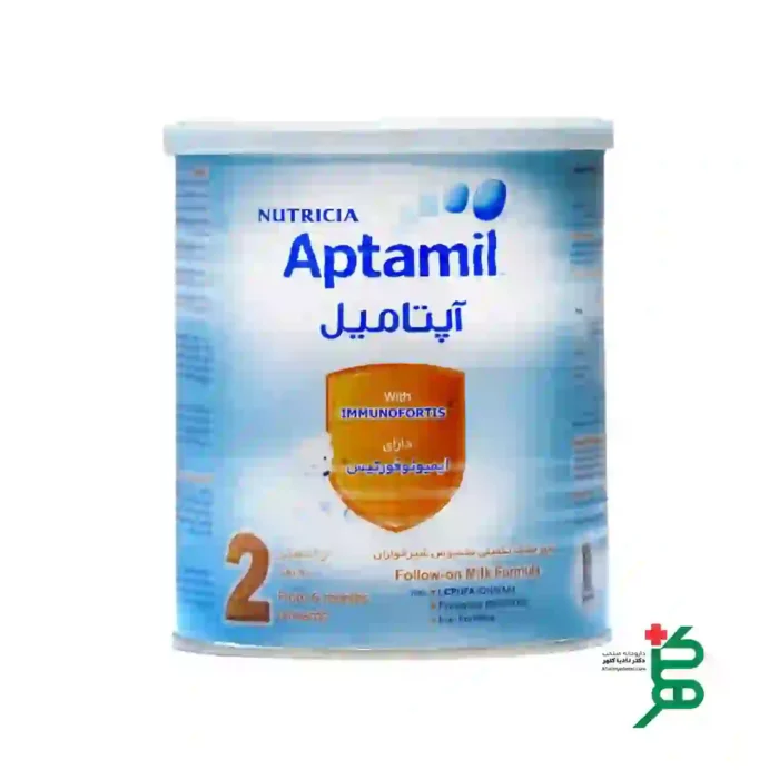 شیر خشک آپتامیل ۲ نوتریشیا مناسب ۶ تا ۱۲ ماه