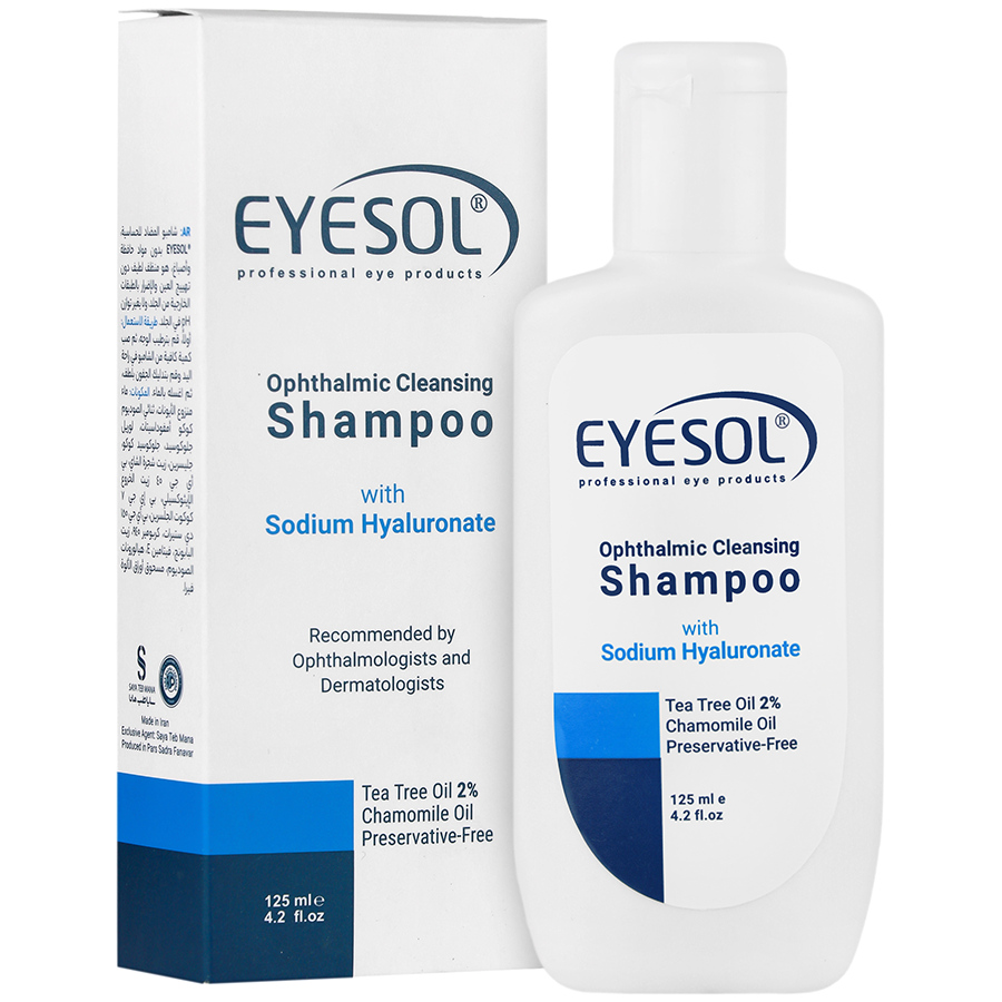 Eyesol Ophtalmic Cleaning Shampoo شامپو شستشوی پلک و مژه آیسول
