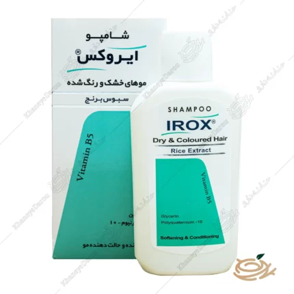 تصویر شامپو سبوس برنج ایروکس مناسب برای موهای خشک و رنگ شده