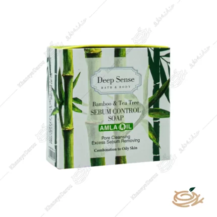 تصویر صابون کنترل کننده چربی بامبو و درخت چای دیپ سنس