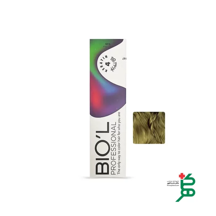 رنگ موی بیول BIOL شماره 6.7 بلوند زیتونی تیره