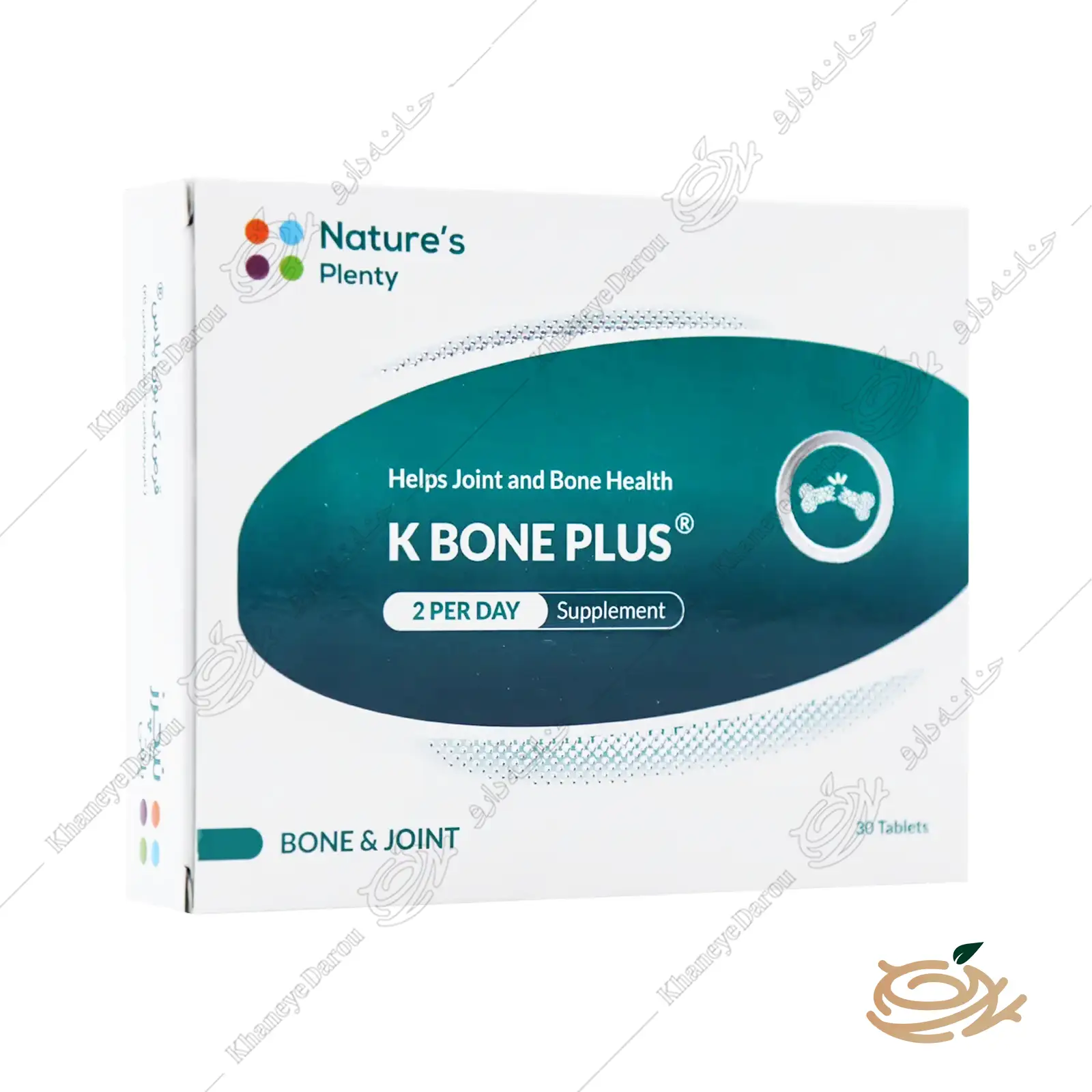Natures Plenty K Bone Plus تصویر قرص کی بون پلاس نیچرز پلنتی