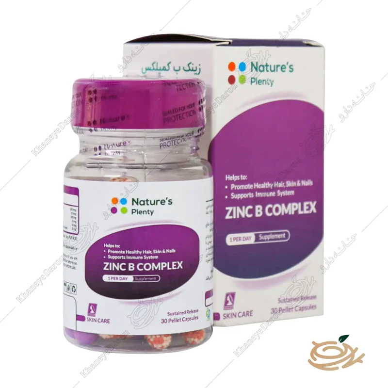 کپسول زینک کمپلکس نیچرز پلنتی 30 عدد