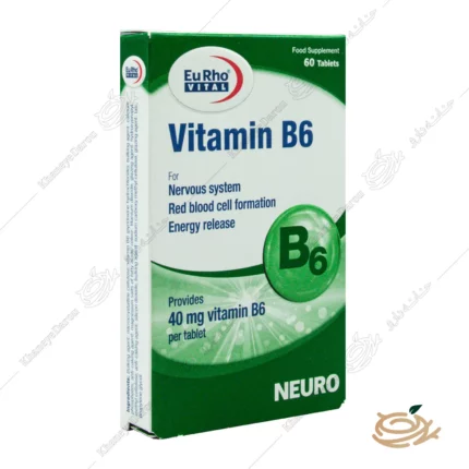 تصویر قرص ویتامین b6 یوروویتال