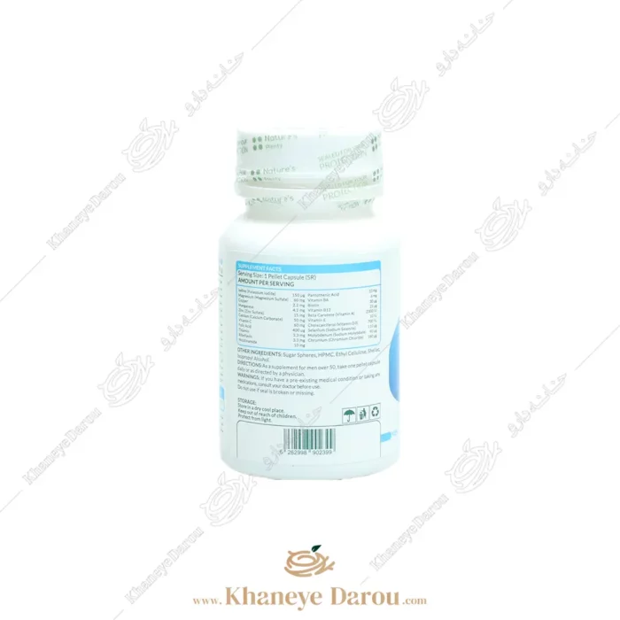 کپسول مولتی ویتامین مینرال آقایان نیچرز پلنتی بسته 60 عددی