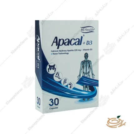 تصویر کپسول آپاکل و ویتامین د3