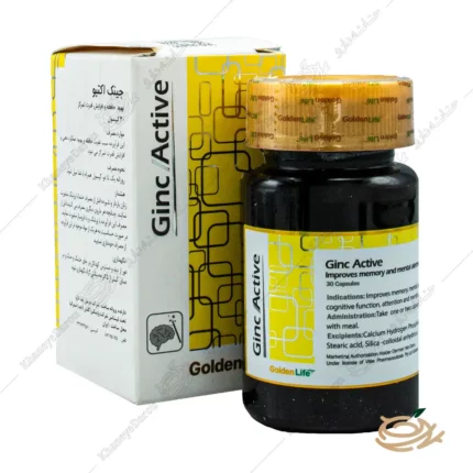 تصویر قرص جینک اکتیو گلدن لایف