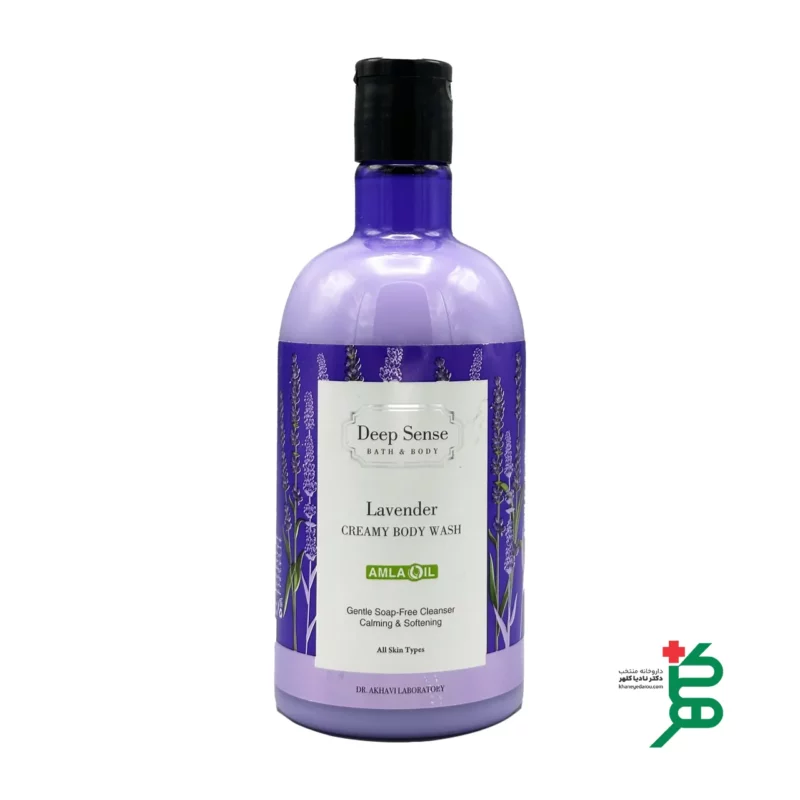 شامپو بدن دیپ سنس لوندر 400 میلی لیتر 3 تصویر شامپو بدن دیپ سنس لوندر
