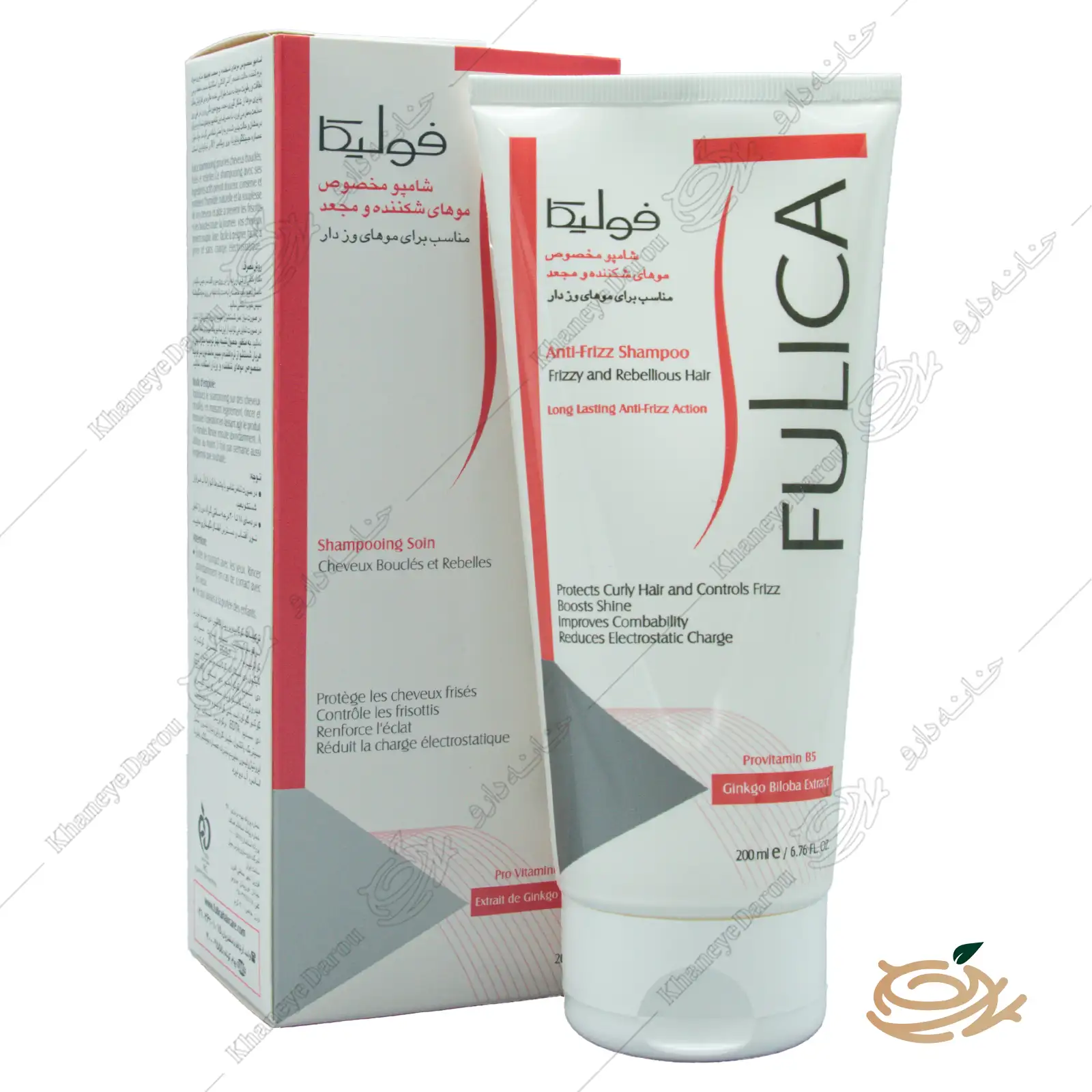 fulica-anti-frizz-shampoo-200-ml تصویر شامپو مخصوص موهای مجعد و شکننده فولیکا