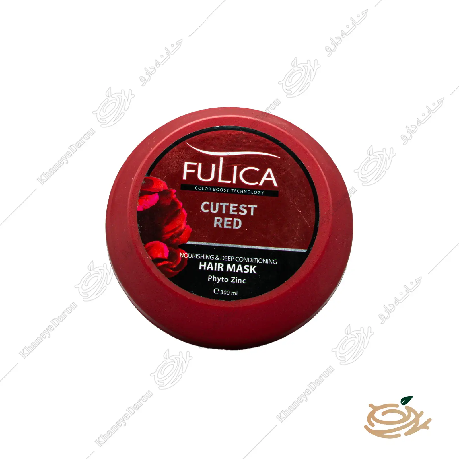 fulica-hair-mask-for-cutest-red تصویر ماسک تقویت کننده و نرم کننده عمیق مو قرمز فولیکا