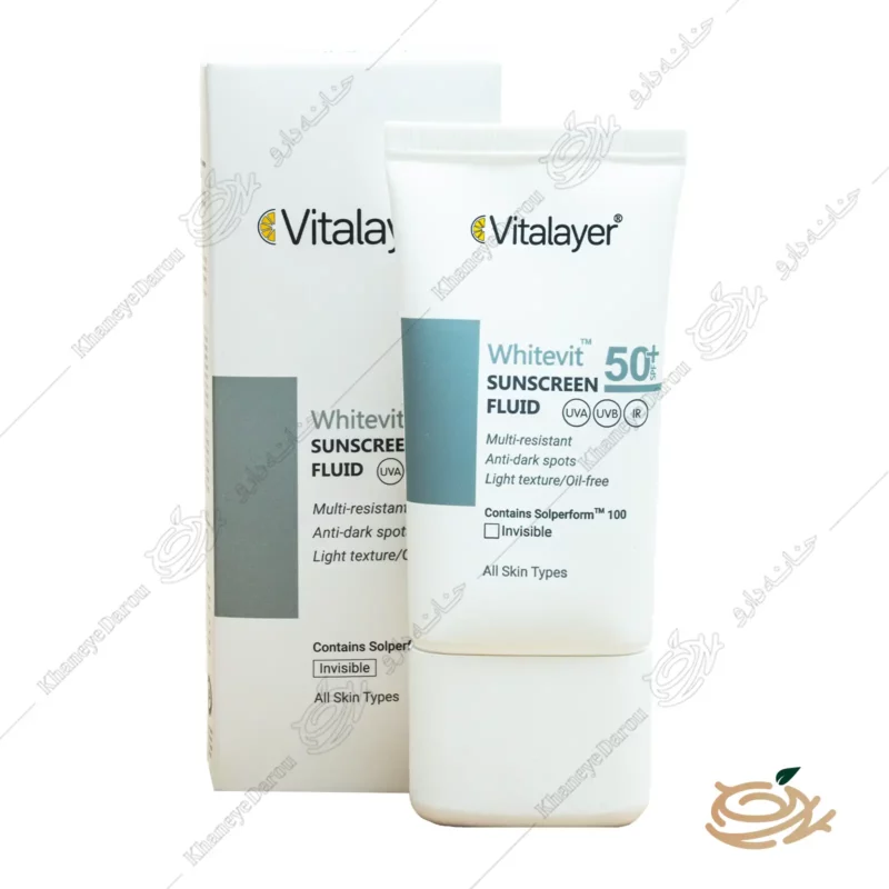 تصویر فلوئید ضد آفتاب ضد لک وایت ویت ویتالیر
