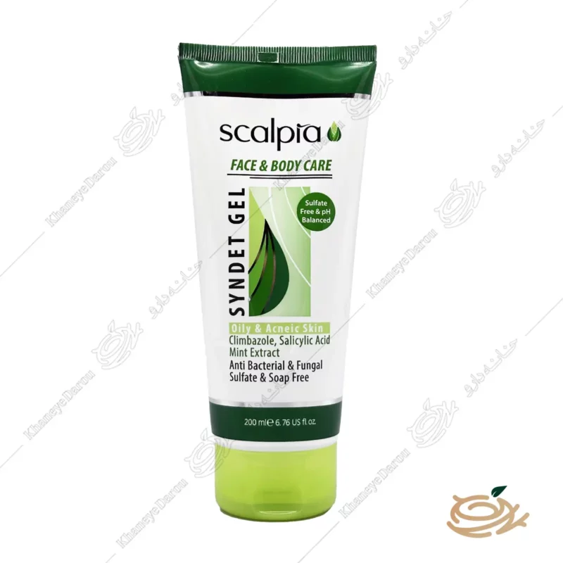 ژل شوینده اسکالپیا غیرصابونی صورت و بدن