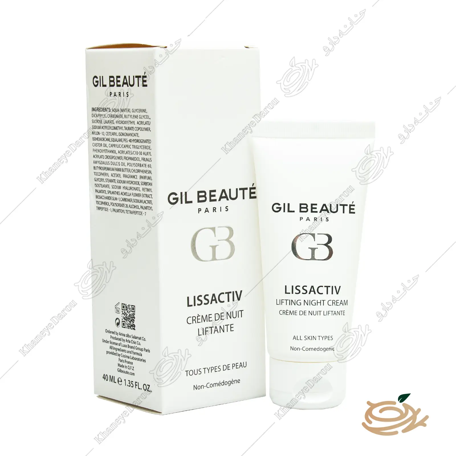 gil-beaute-lissactiv-lifting-night-cream تصویر کرم ضد چروک و لیفتینگ شب ژیل بوته لیس اکتیو