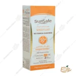 بسته بندی فلوئید ضد آفتاب سان سیف بی رنگ SPF50+ پوست حساس