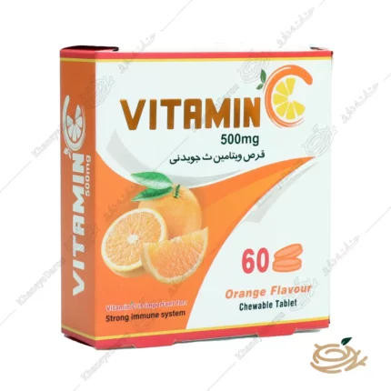 قرص ویتامین ث جویدنی ۵۰۰ میلی گرم دنیا دارو