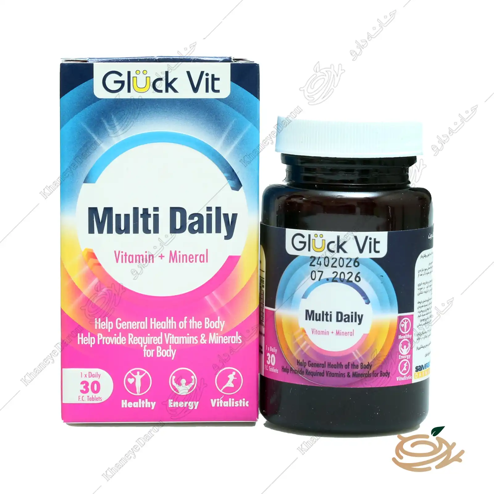 gluck-vit-multi-daily قرص مولتی دیلی گلوک