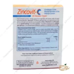 ترکیبات قرص جویدنی زینکوویت سی هلث اید
