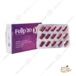 بسته بندی کپسول فلیپ 20 های هلث