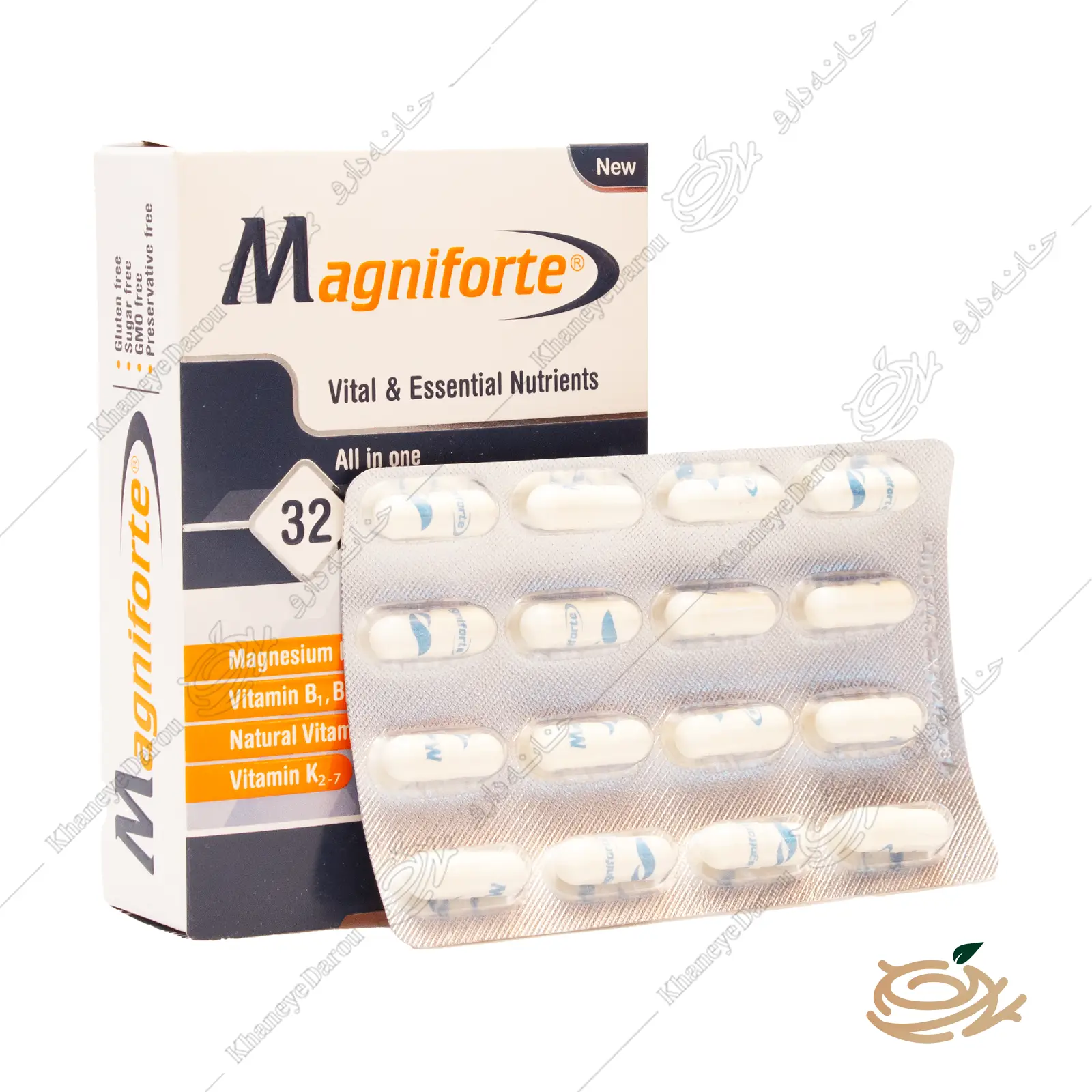 holistica-magniforte بسته بندی قرص مگنیفورت هولیستیکا