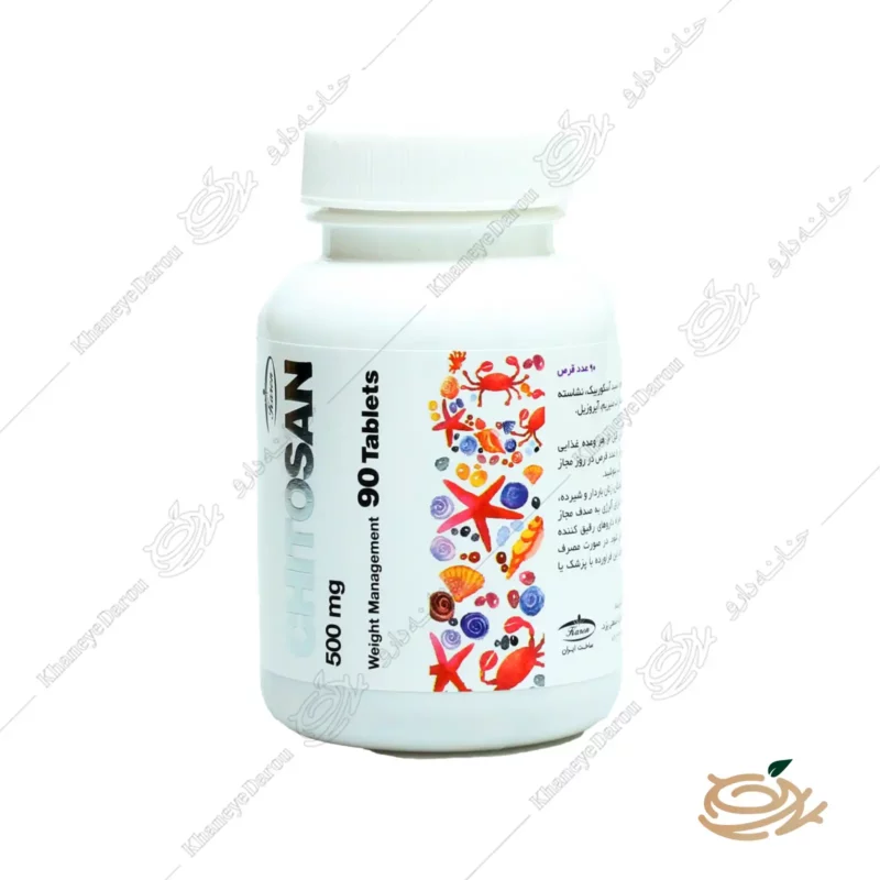 قرص کیتوزان 500 میلی گرمی کارن بسته 90 عددی